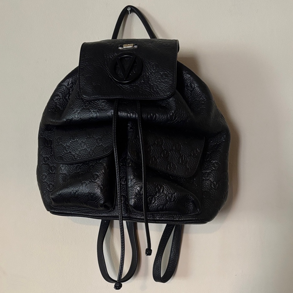 Mario Valentino Leather Backpack